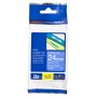 Brother | 555 | Laminated tape | Thermal | White on blue | Roll (2.4 cm x 8 m) - 4